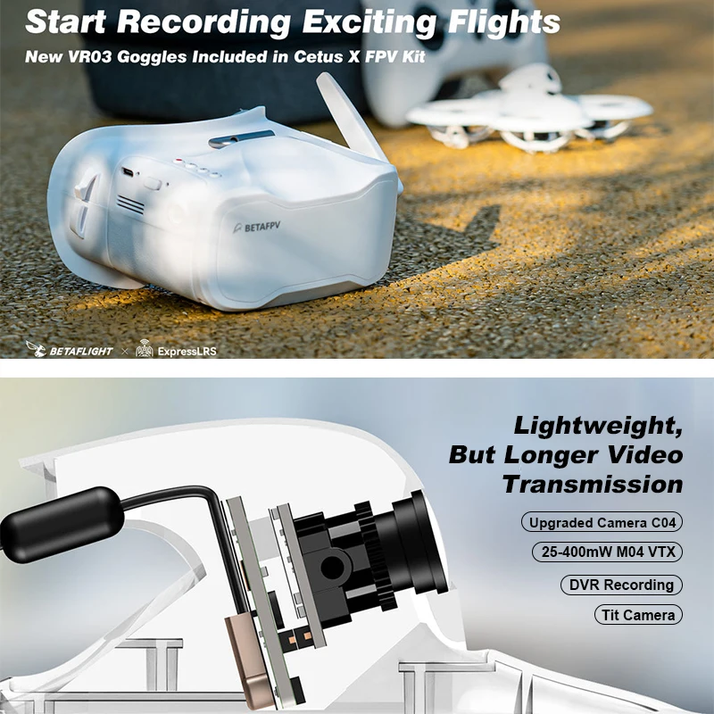 Zestaw Cetus X FPV: pilot radi – Drone Kit Beginner recenzja i cena