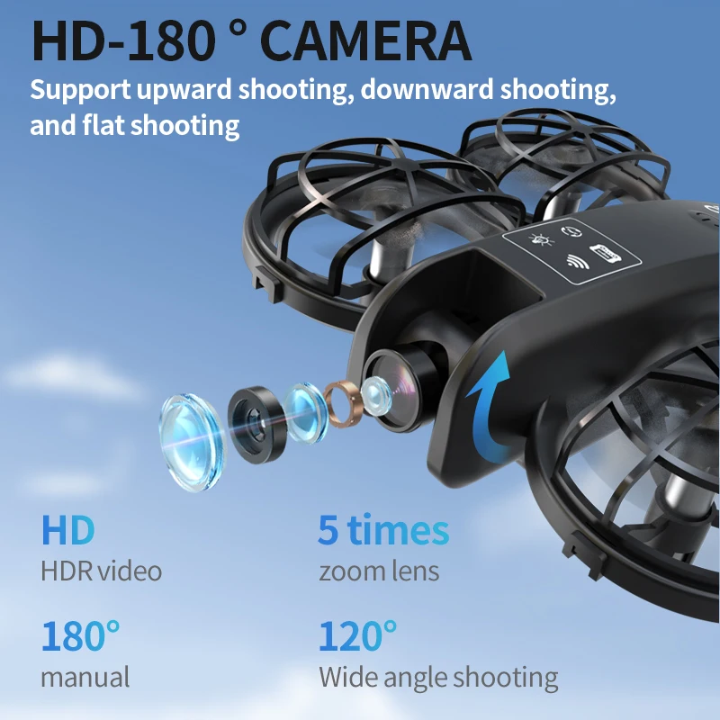 K100 Max Mini Dron RC 4K Profe – Drone Kit Tricopter recenzja i cena