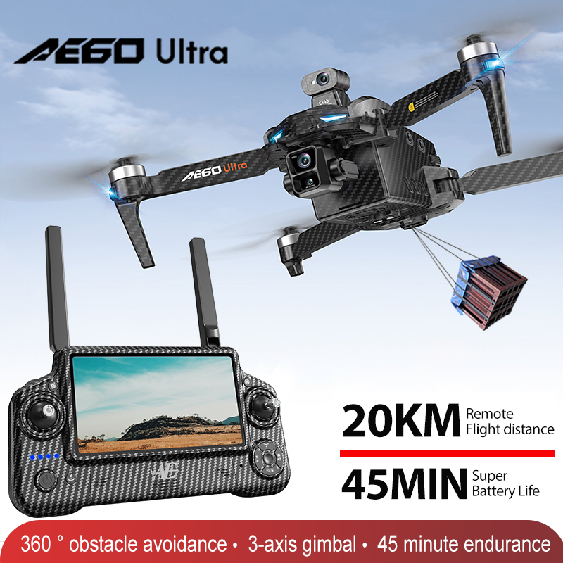 Profesjonalny dron AE60 GPS z  – Drone Kit Professional recenzja i cena